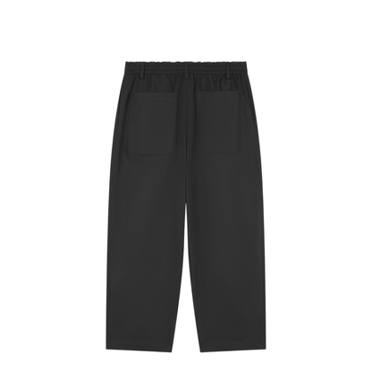 Cropped Pleated Chino Pants