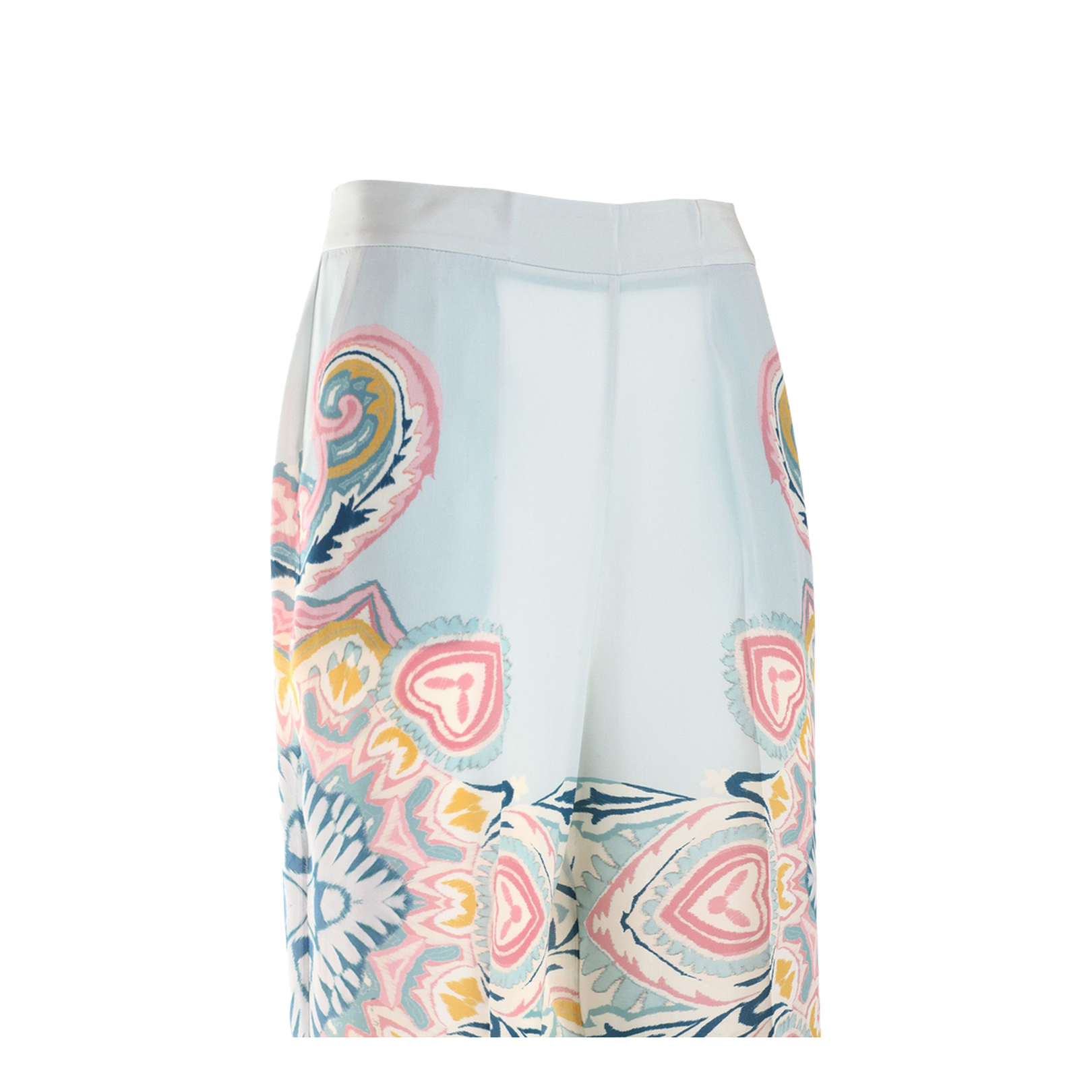 Printed Silk Trousers