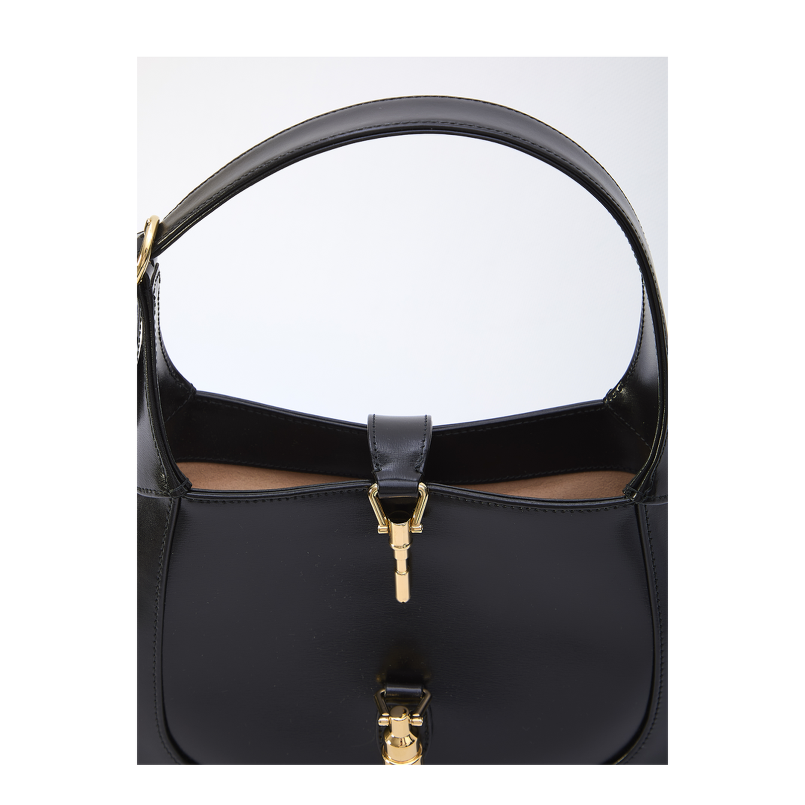 Jackie Medium Leather 1961 Bag - Black
