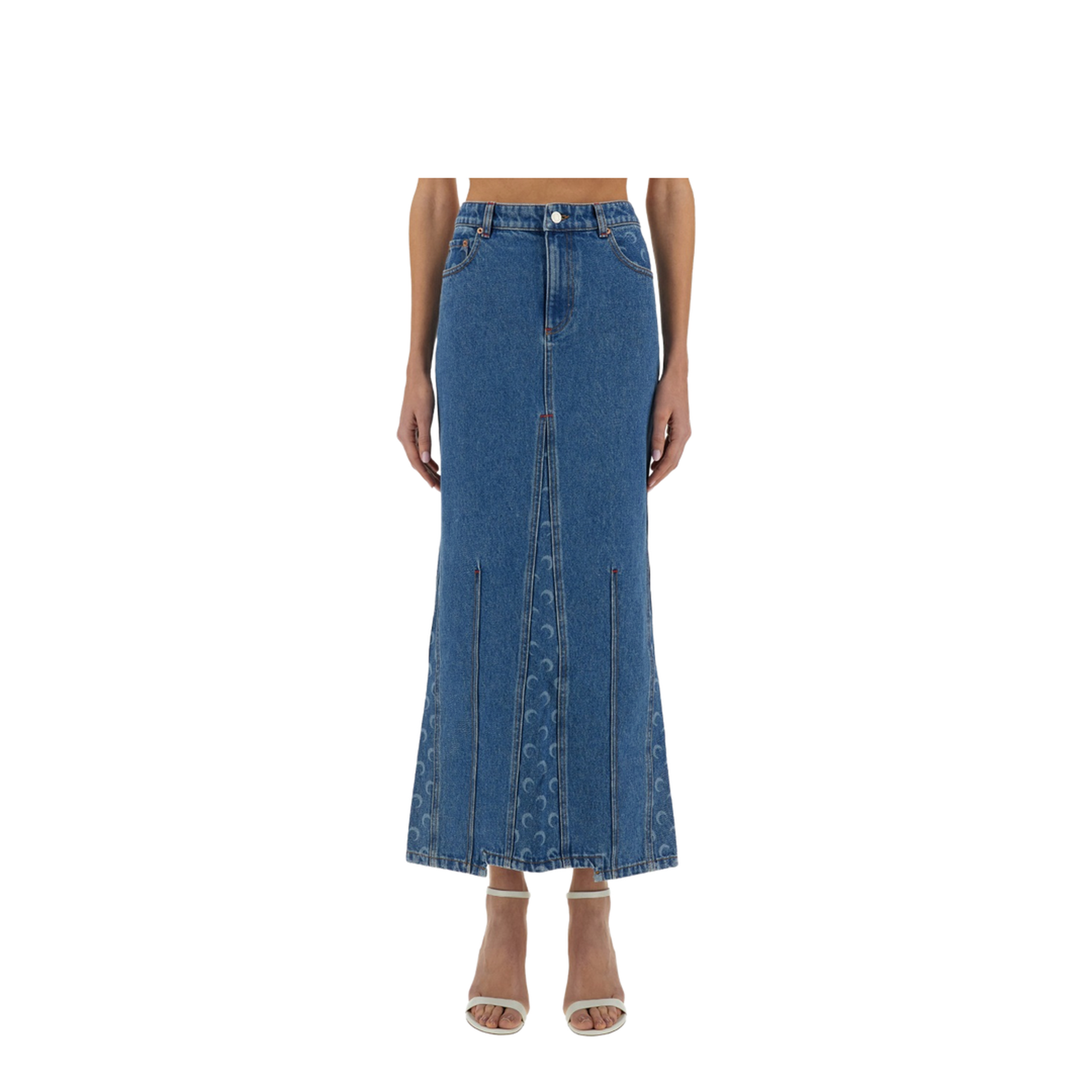 Marine Serre Moon Laser Long Skirt – MAYFEYR