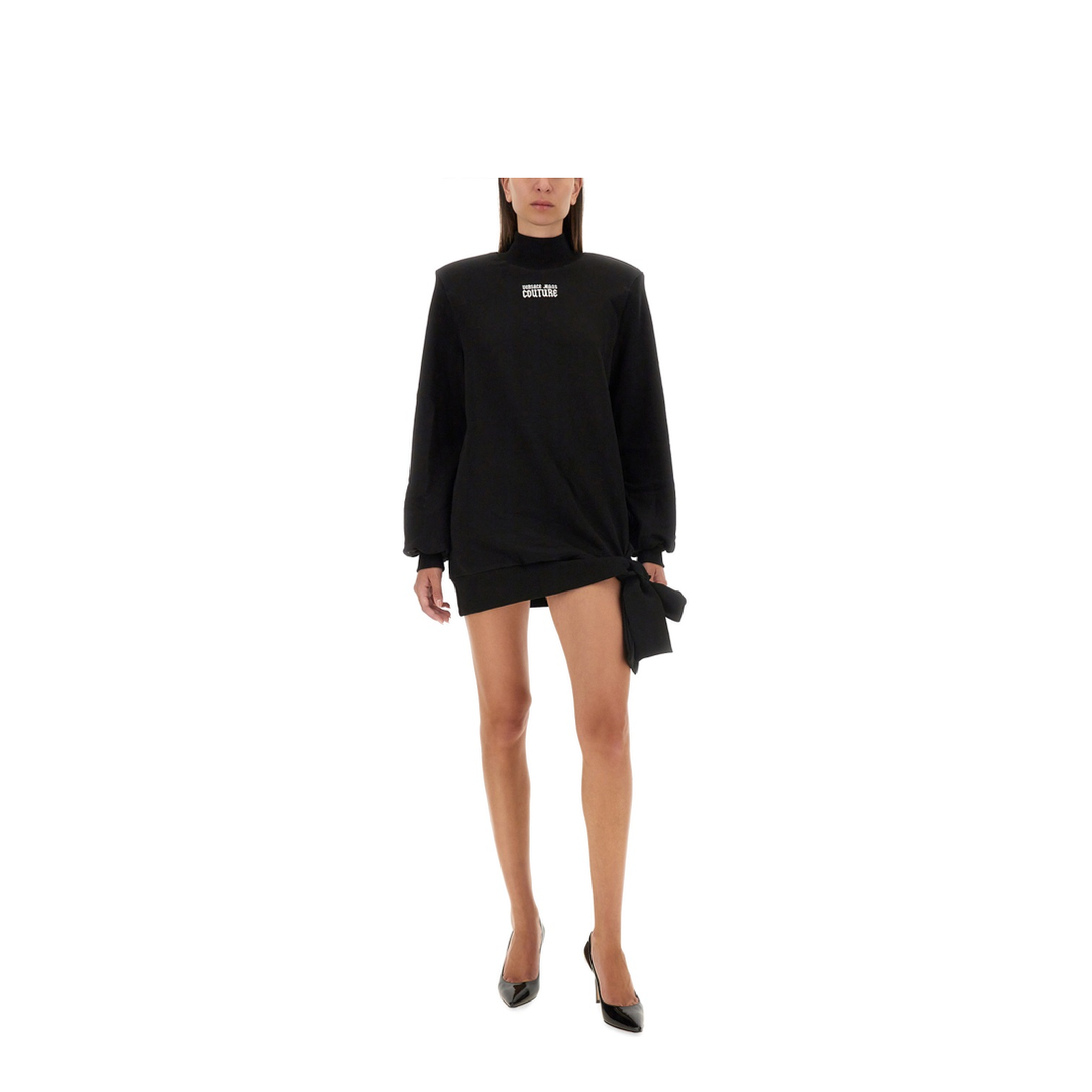 MAYFEYR - VERSACE JEANS COUTURE - Sweatshirt Dress With Logo - 77HAO972F0010899
