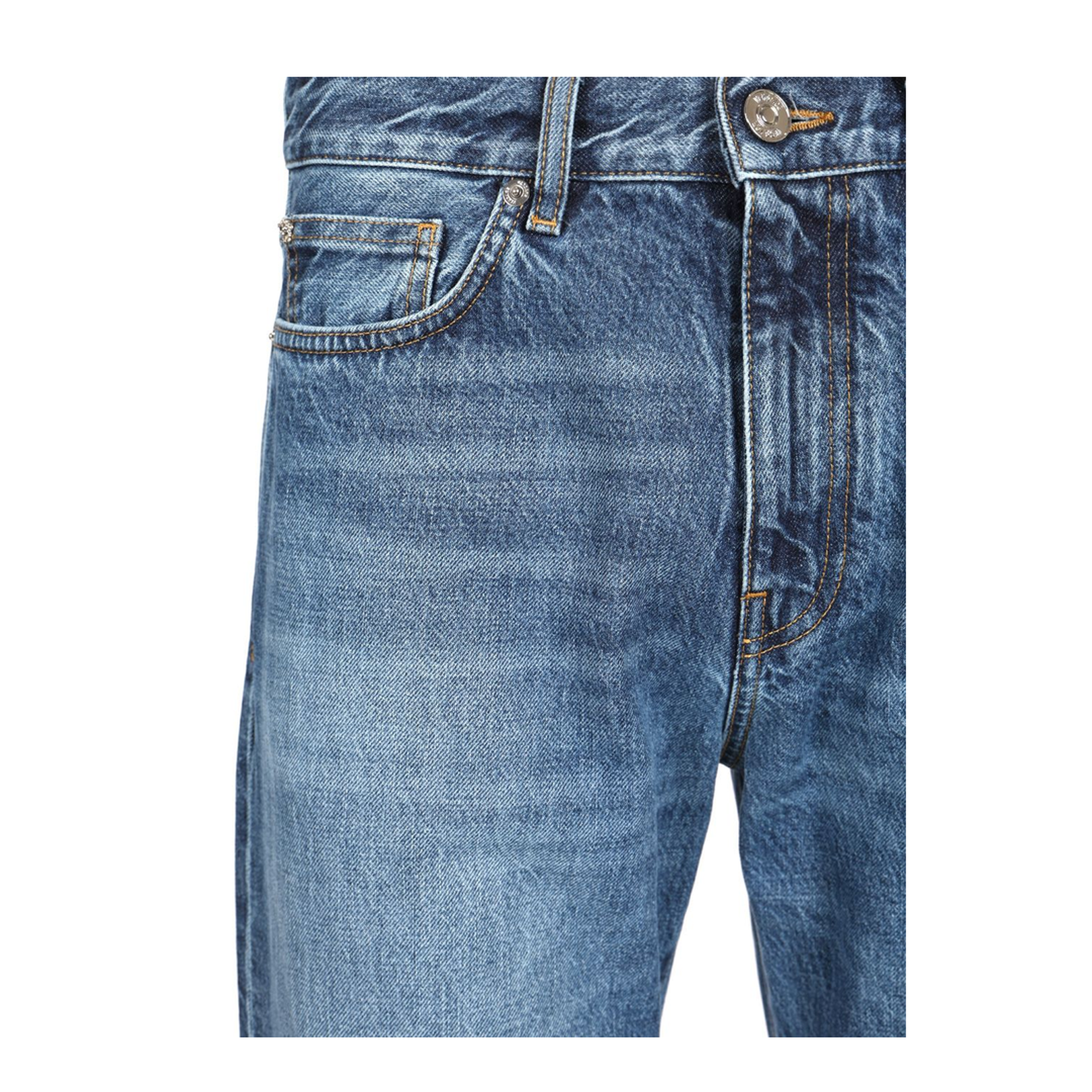 Stone Washed Jeans - Blue