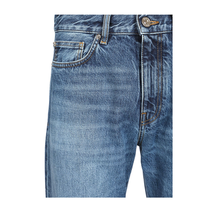 Stone Washed Jeans - Blue