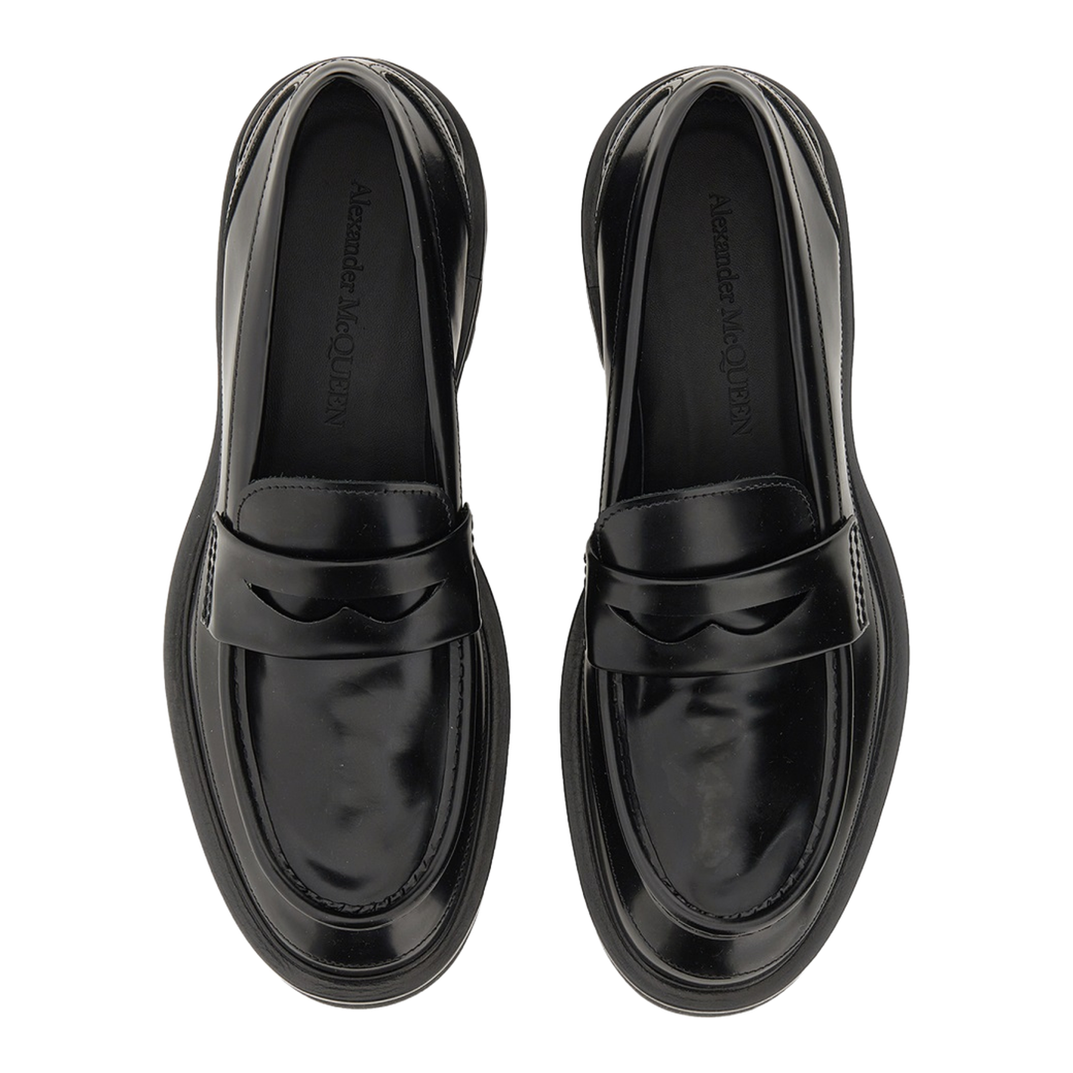Shiny Leather Loafer