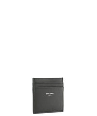 Saint Laurent Grained Leather Cardholder