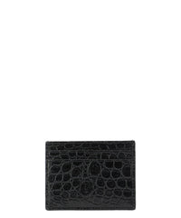 Croc-Embossed Cardholder