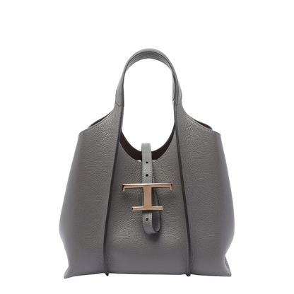 T Timeless Shopping Bag in Leather Mini