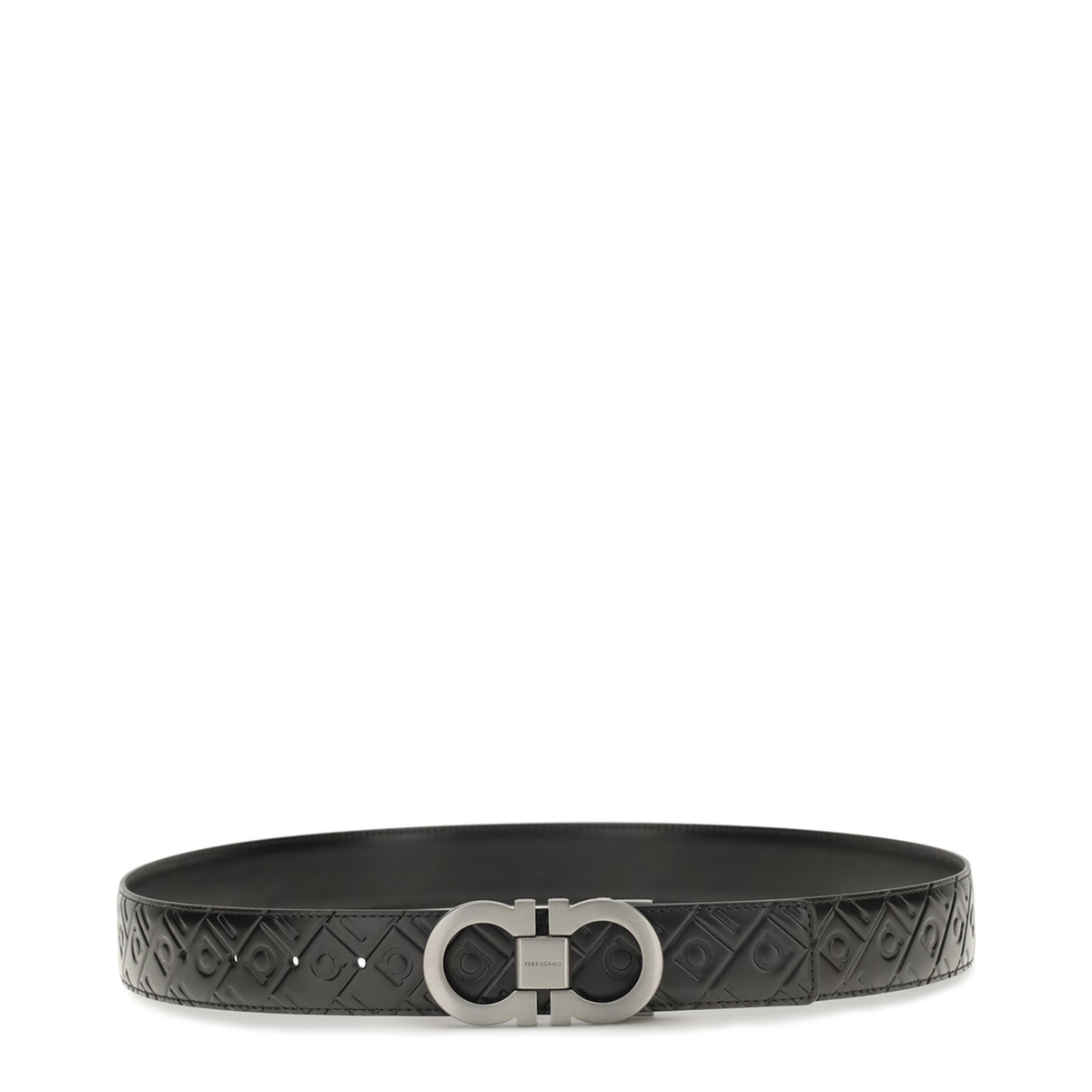 MAYFEYR - Ferragamo - Reversible Leather Gancini Belt - 794043058