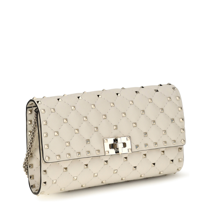MAYFEYR - Valentino - Rockstud Spike Quilted Nappa Shoulder Bag - 9W2B0137NAPI16