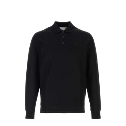 MAYFEYR - Burberry - Black Piquet Polo Shirt - 8126940A1189