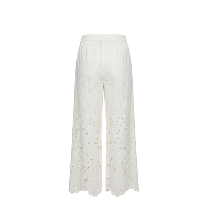 MAYFEYR - Ermanno Scervino - Trousers White - D484P603QYD10602