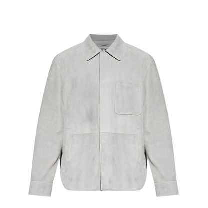Suede Leather Overshirt