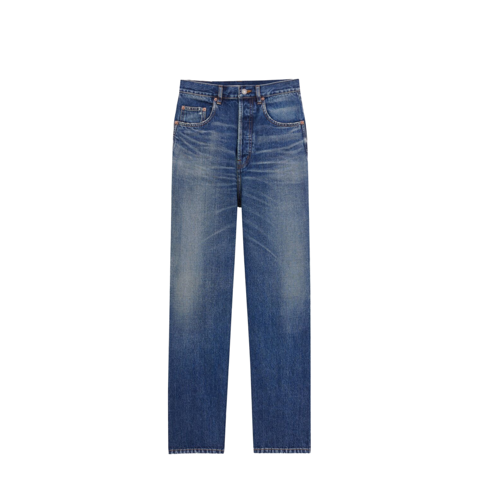 High-Rise Jeans in Heritage Vintage Blue Denim