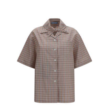 MAYFEYR - Prada - Short Sleeved Check Shirt - P447JXSOOO6134F0V6A