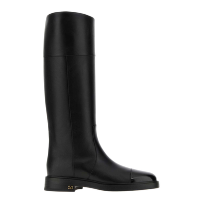 MAYFEYR - Valentino - Black Leather Zimmy Boots - 9W2S0QA0KIU0NO