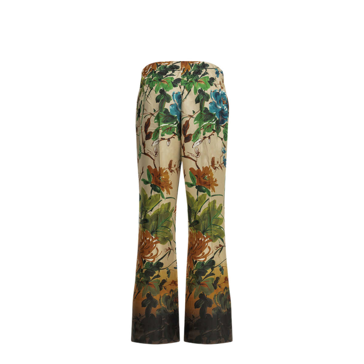 MAYFEYR - Samantha Sung - Trousers - PIGIAMAPANTORIENTALFLOWEROMBRECAMEL