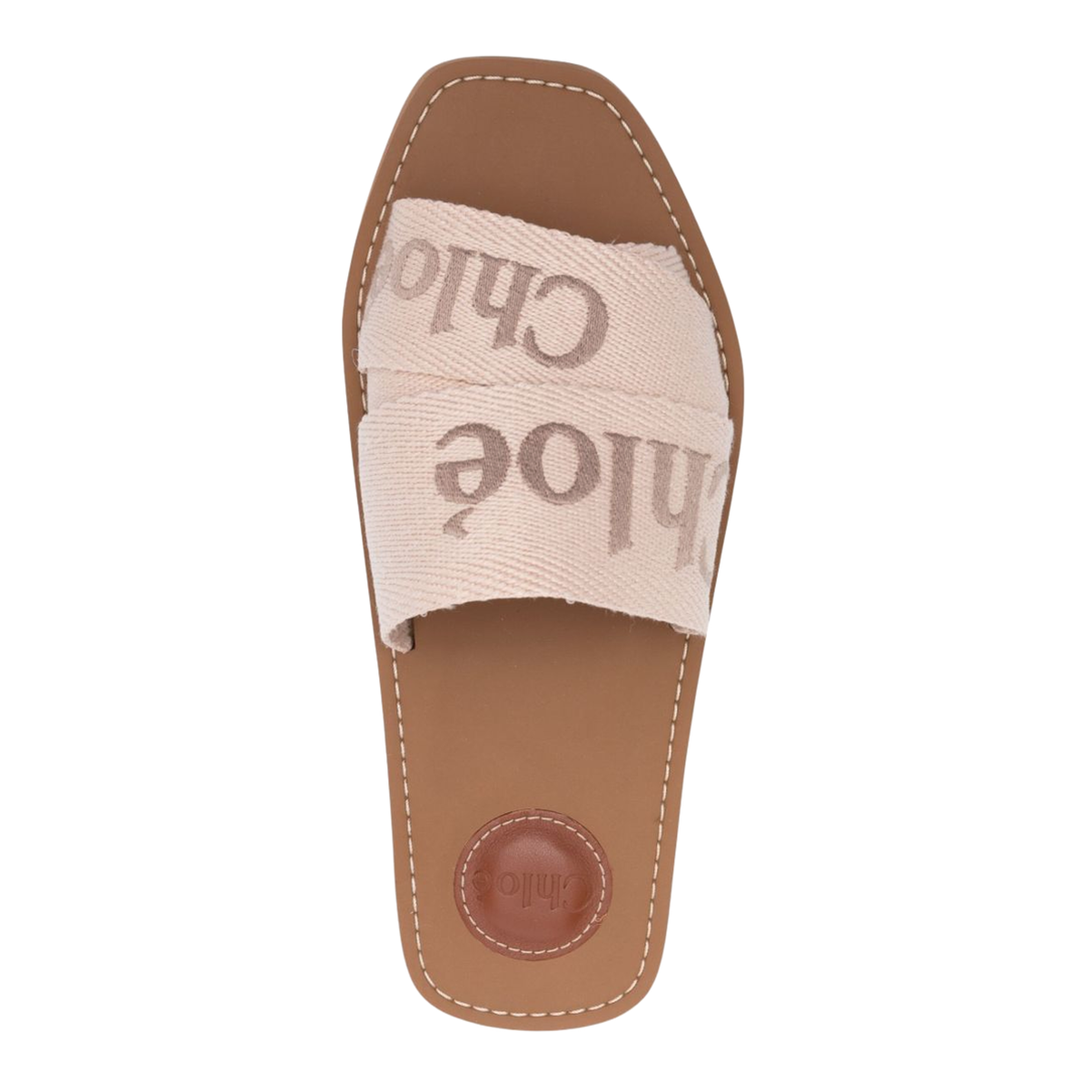 Woody Mule in Blush Beige