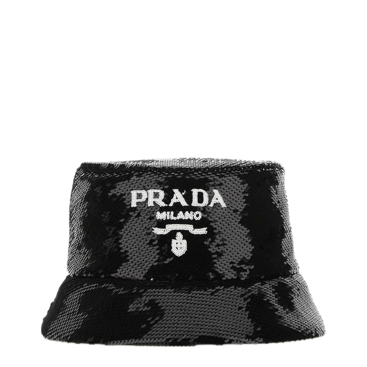 MAYFEYR - Prada - Black Sequins Bucket Hat - 1HC1372D0GF0967