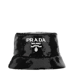 Black Sequins Bucket Hat