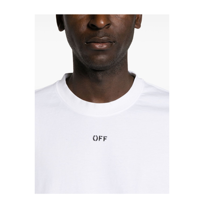 MAYFEYR - Off-White - Off Stamp Skate S/S Tee - OMAA120C99JER0050110