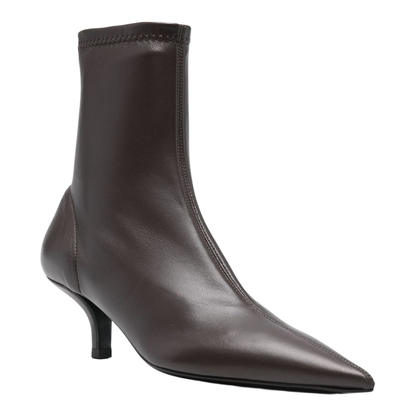 Leather Heel Boots