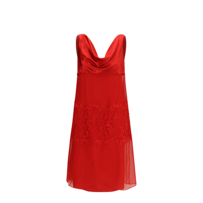 MAYFEYR - Ferragamo - Draped Lace Dress - 788202232