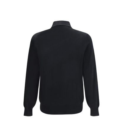 MAYFEYR - Brunello Cucinelli - Long Sleeve Cotton Polo - M29800135