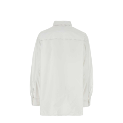 MAYFEYR - Bottega Veneta - White Oxford Shirt - 775230V2BL09000