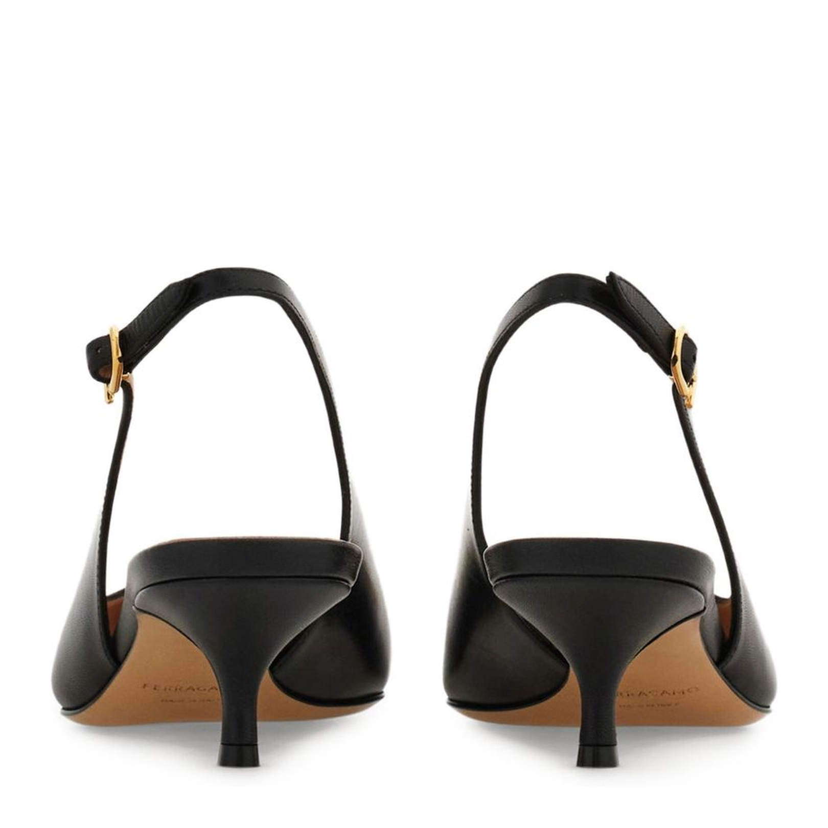 Leather Slingback Pumps