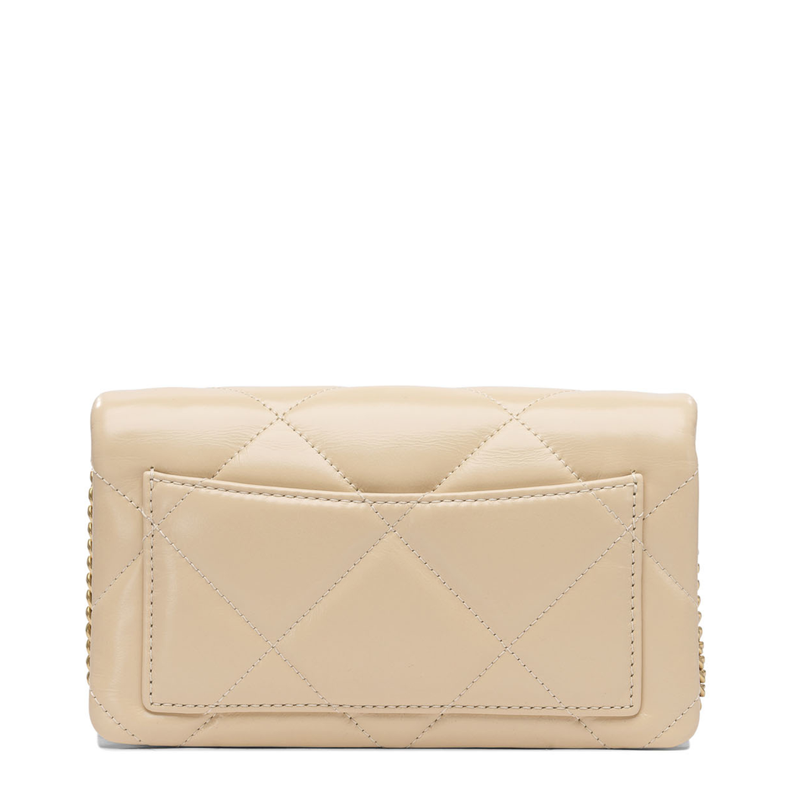 Kira Diamond Quilt Chain Wallet