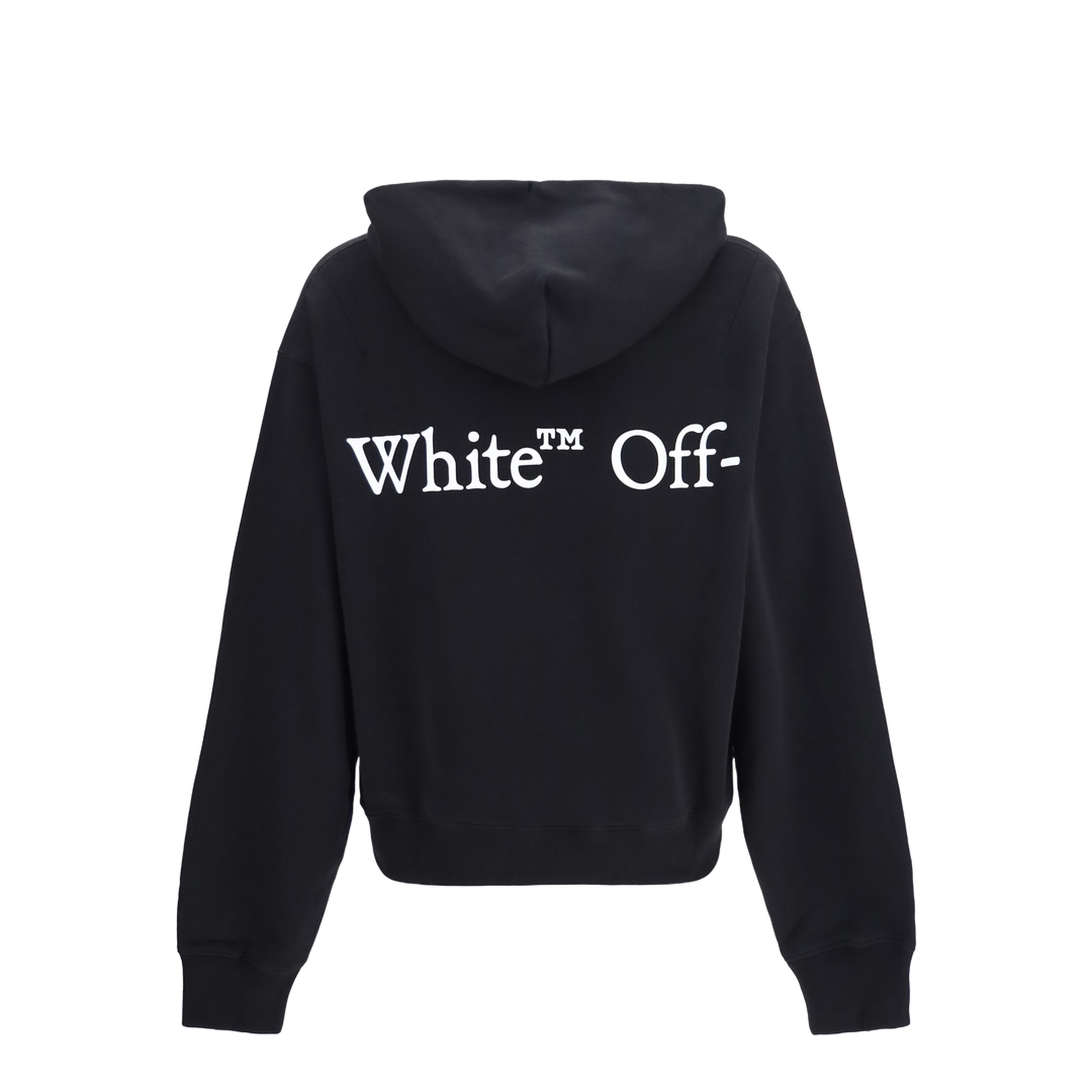 MAYFEYR - Off-White - Bookish Scarf Hoodie - OMBB12NF26FLE00900