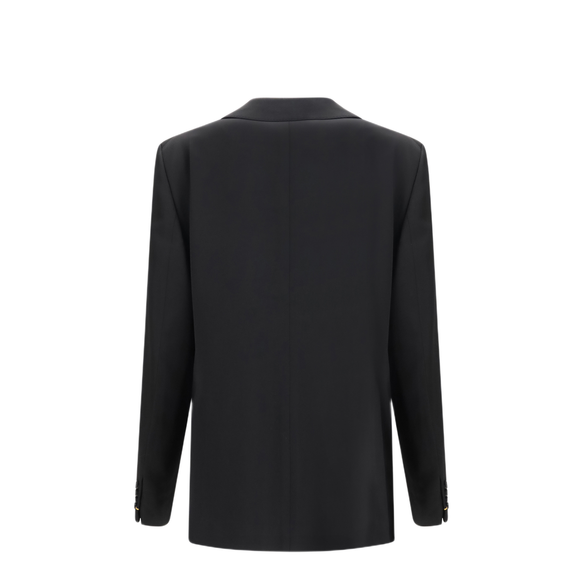 Double Breasted Wool Twill Blazer