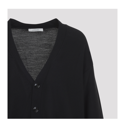 MAYFEYR - Lemaire - Relaxed Twisted Cardigan - PO0052LK1063BK999