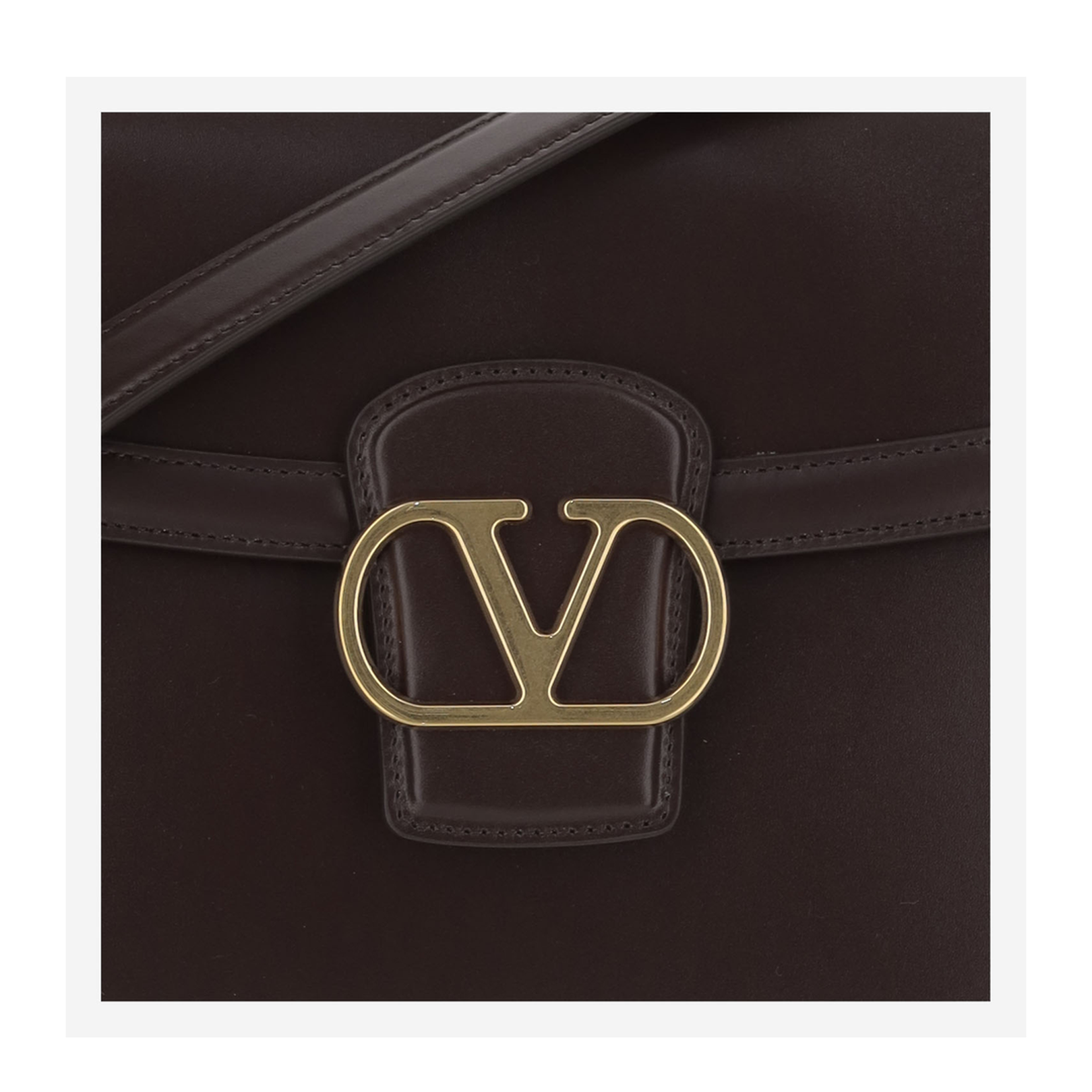 Dark Brown Leather 9to5 Shoulder Bag
