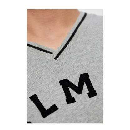 Sport V-neck T-shirt Grey