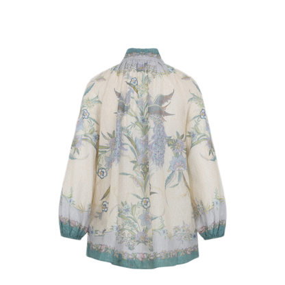 MAYFEYR - Zimmermann - Indra Billow Blouse - 4538TSS262CREAM