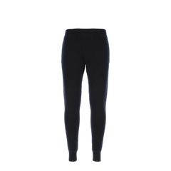 Dark Blue Stretch Cashmere Blend Joggers