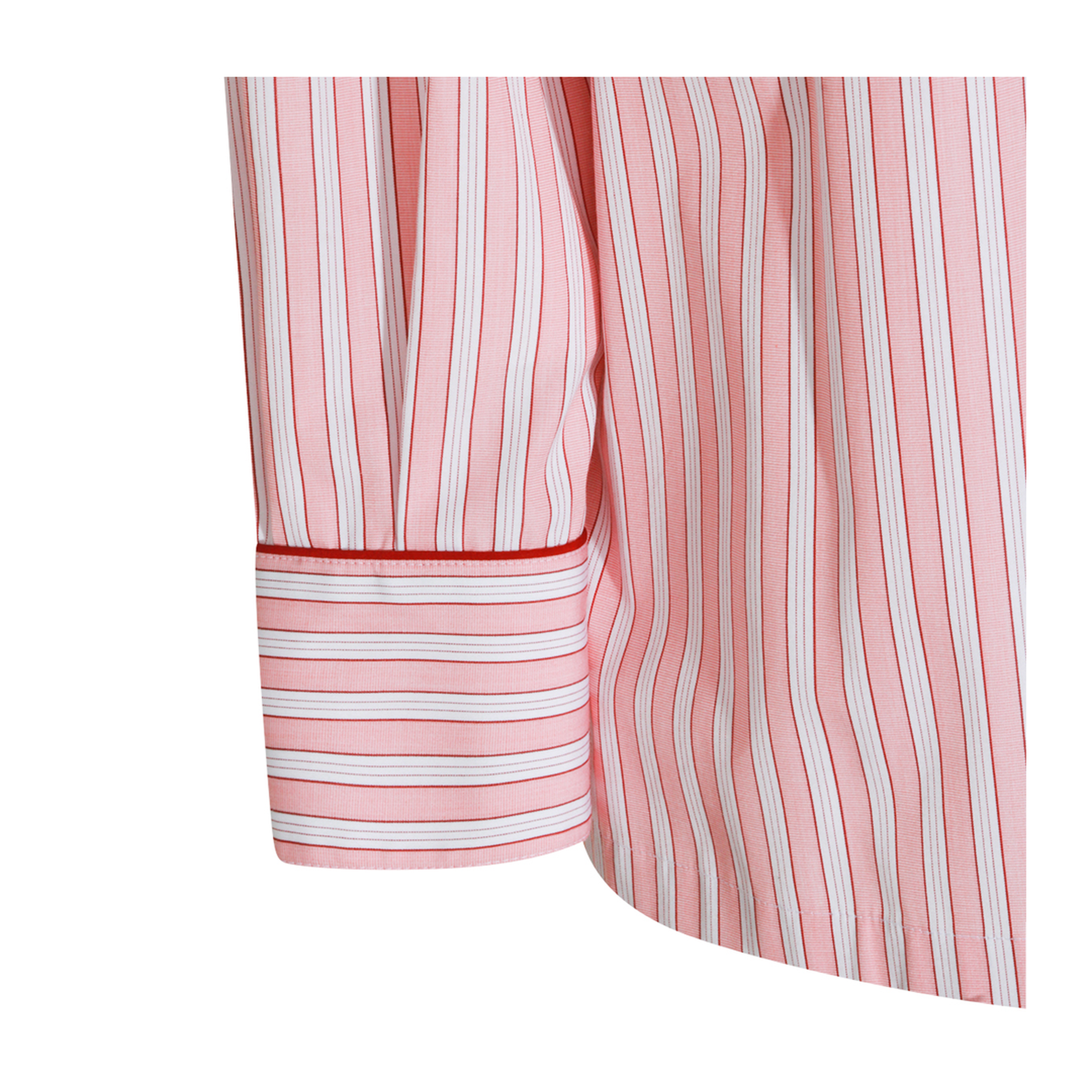 Striped Poplin Shirt In Multicolor