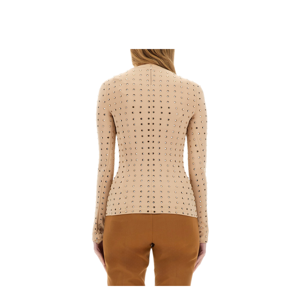 MAYFEYR - Sportmax - Negus Top With Crystals - 2512941031600141001