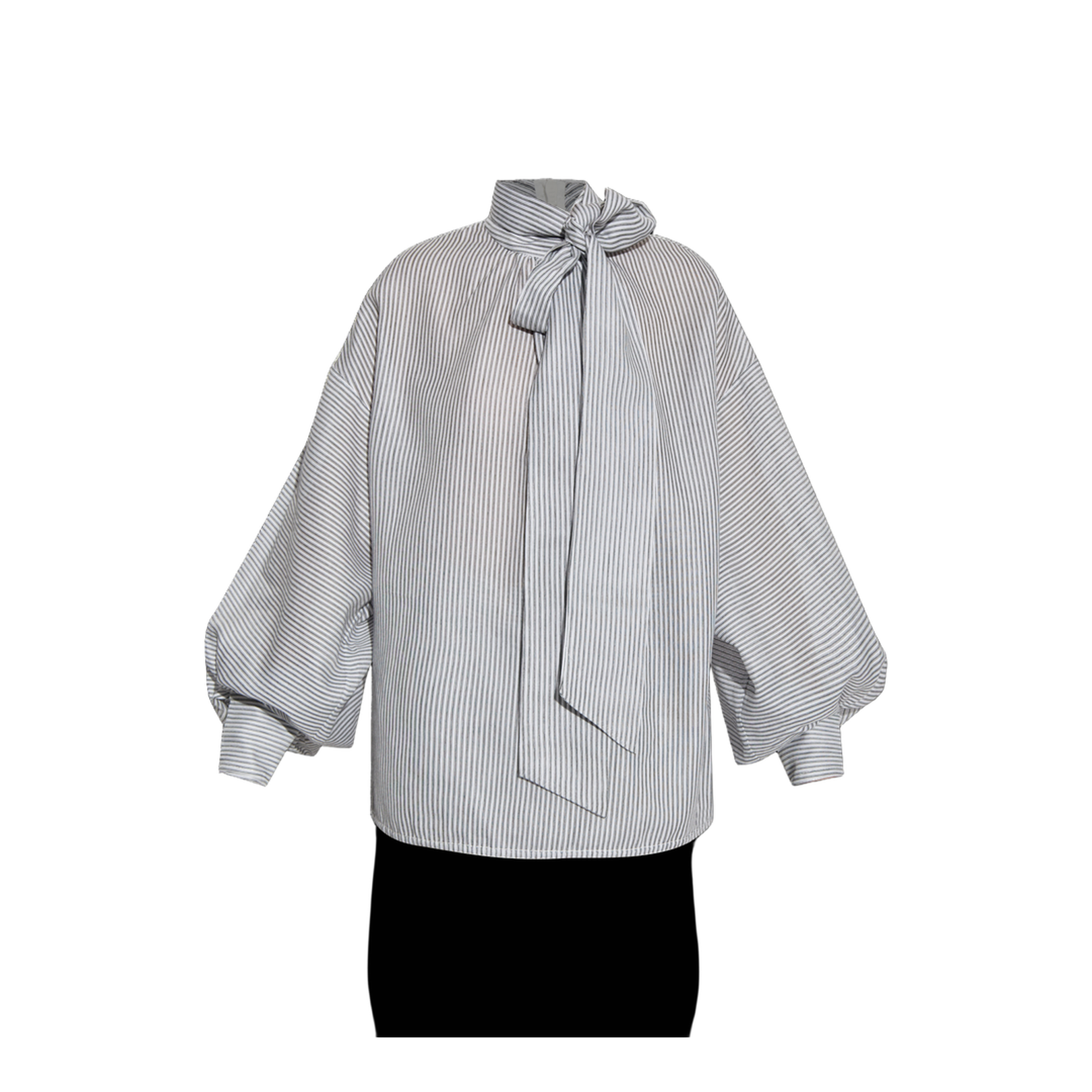 Loose-fit top with a striped pattern