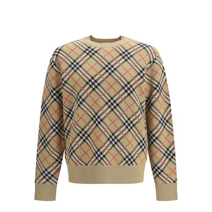 MAYFEYR - Burberry - Wool Check Sweater - 8118457