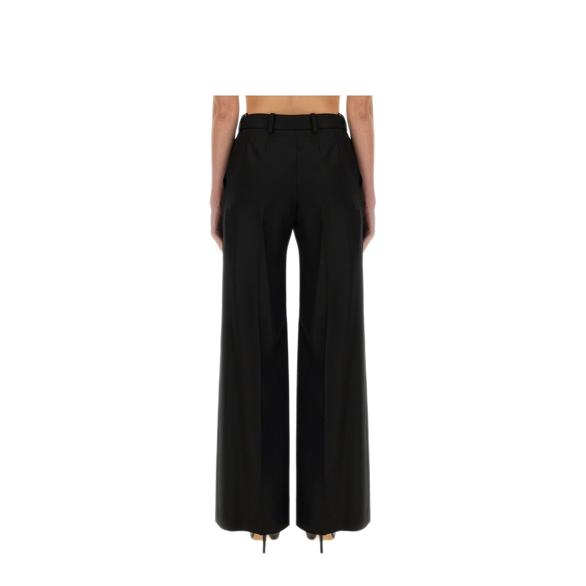 MAYFEYR - NINA RICCI - Wide Leg Trousers In Gabardine - 24ACPA005WV0322U9000