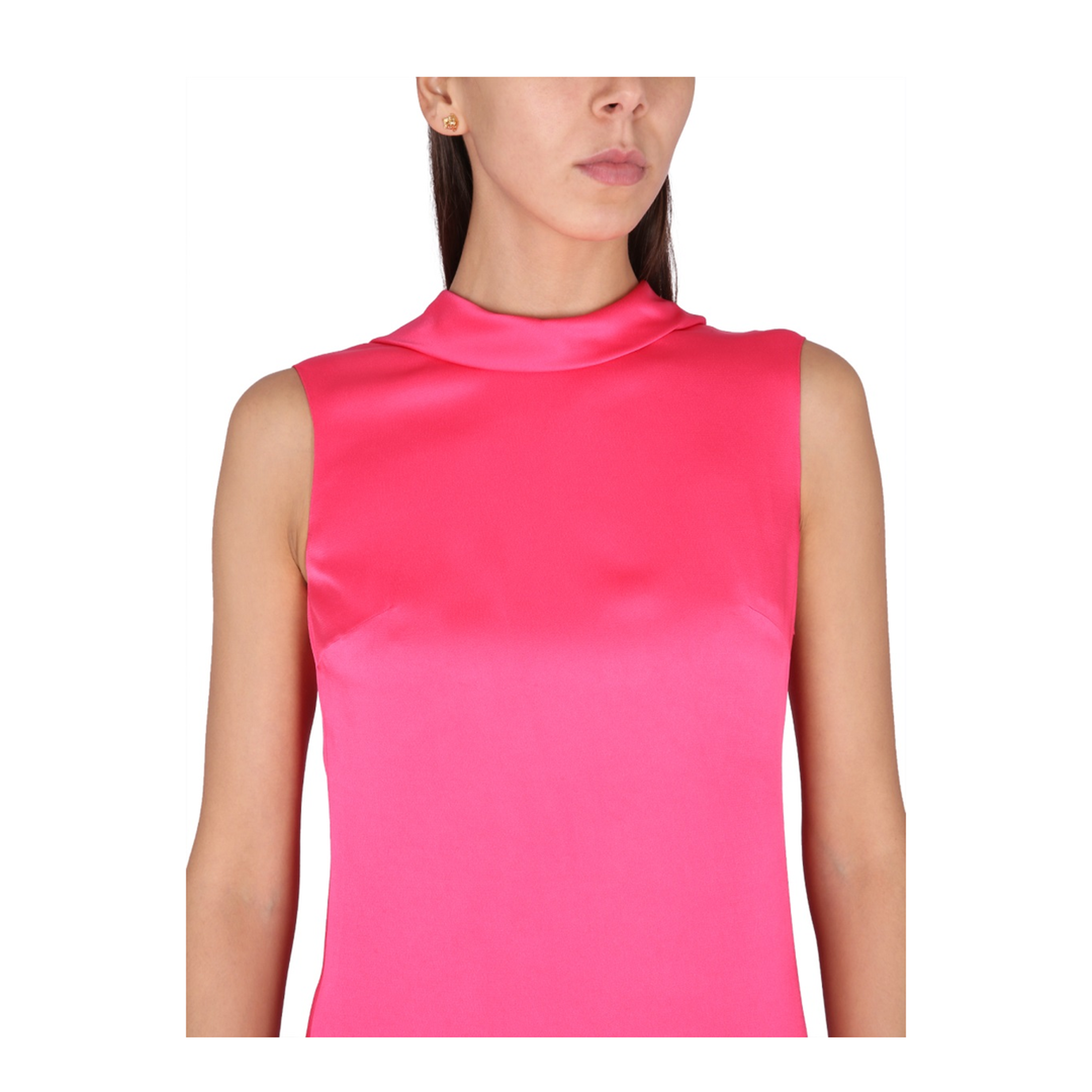 Long Dress With Ring Neckline