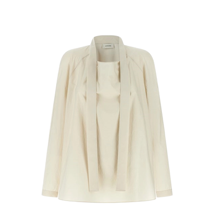 MAYFEYR - Lemaire - Ascot Collar Blouse - SH1218LF1500WH048