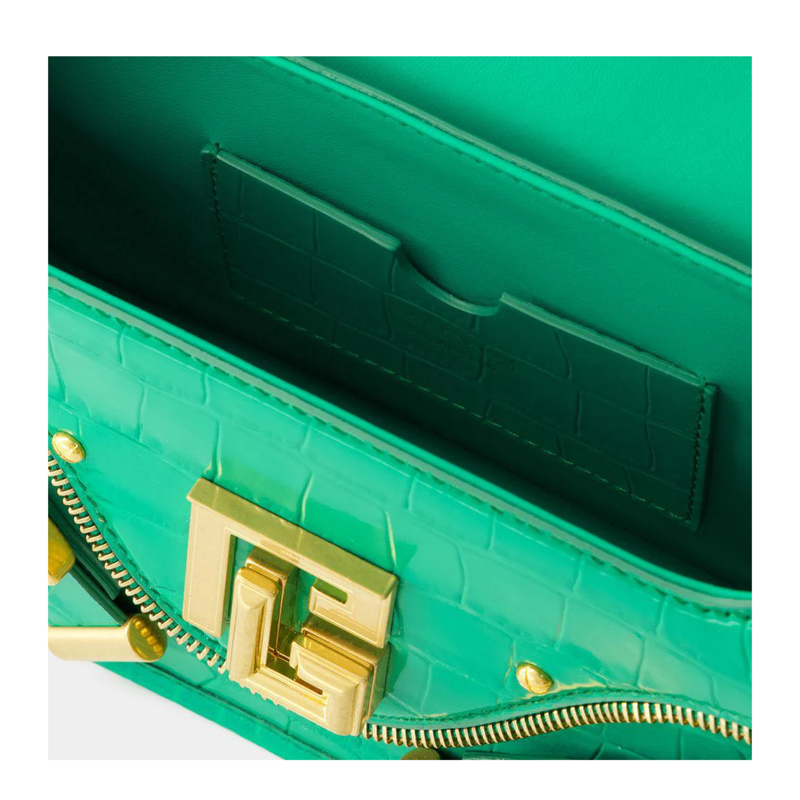 Blaze Croco Effect Shoulder Bag