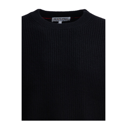 MAYFEYR - Alex Mill - Jordan Crewneck Sweater - 218MW0182599BLACK
