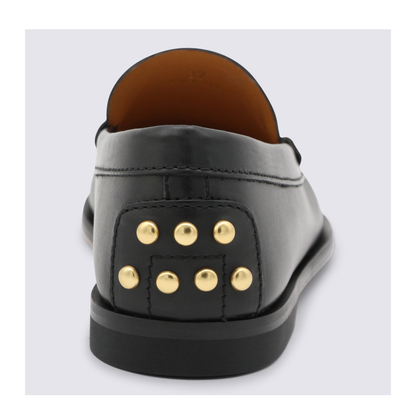 Metal Dots Loafers