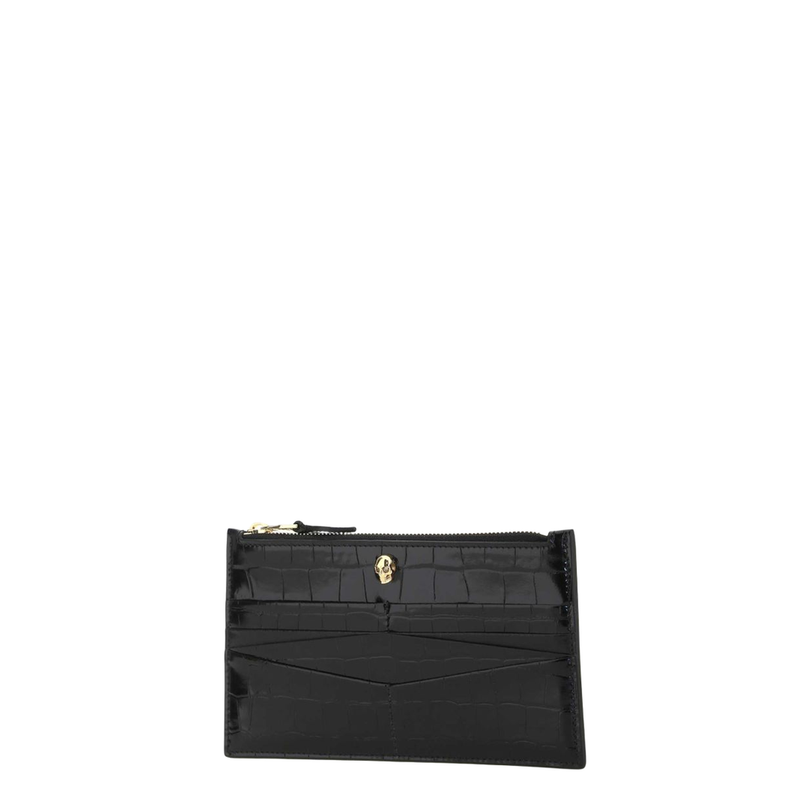 Flat Wallet with Zipper