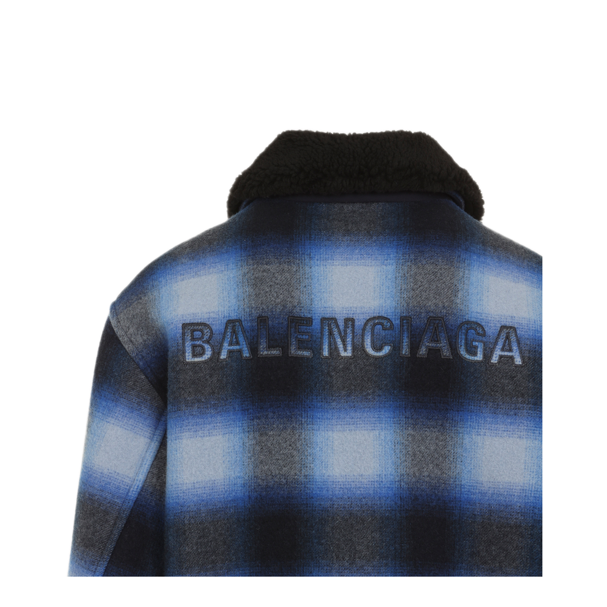 Plaid Wool Flannel Bomber Jacket