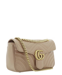 GG Marmont Shoulder Bag, Gold Hardware